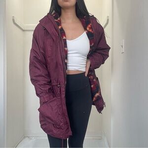 🌸 Women’s Ego 2-in-1 Jacket with Removable Lining – Burgundy 🌸